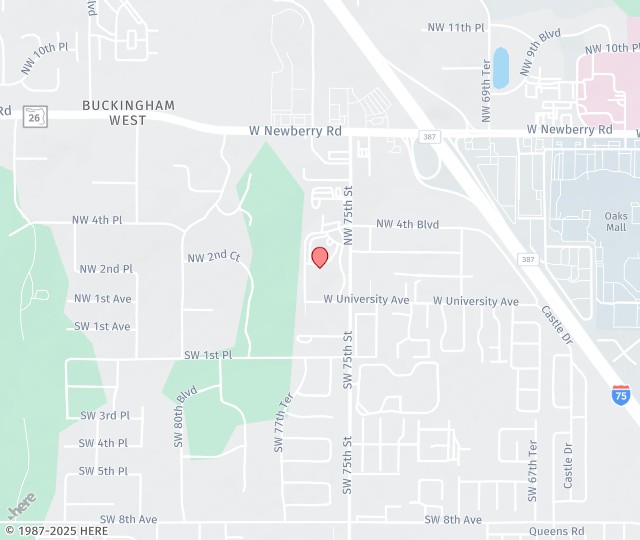 Location Map: 217 Northwest 76 Drive, Suite A Gainesville, Florida 32607